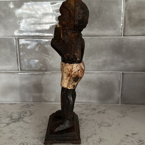 Vintage Americana Boy with Watermelon Dime Bank - Picture 5 of 5